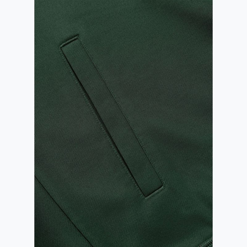 Pánská mikina Pitbull Trackjacket Tape Logo Terry Group bottle green 10