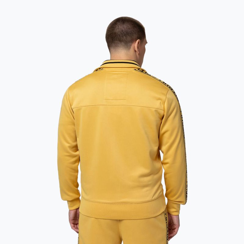Pánská mikina Pitbull Trackjacket Tape Logo Terry Group pale yellow 3