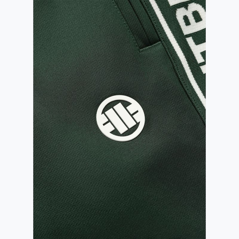 Pánské tepláky Pitbull Trackpants Tape Logo Terry Group bottle green 9