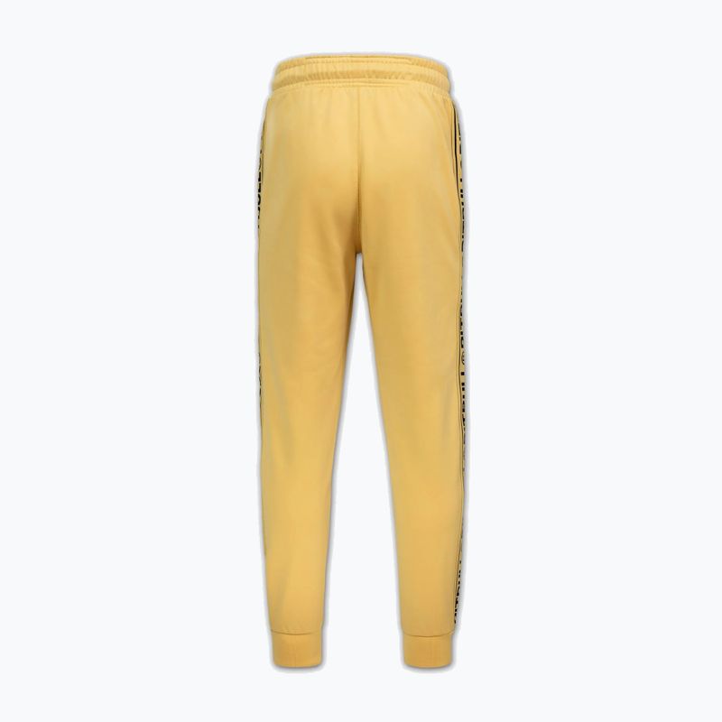 Pánské tepláky Pitbull Trackpants Tape Logo Terry Group pale yellow 6