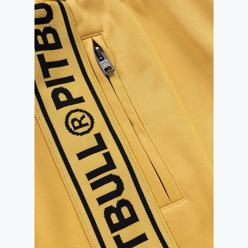 Pánské tepláky Pitbull Trackpants Tape Logo Terry Group pale yellow 8