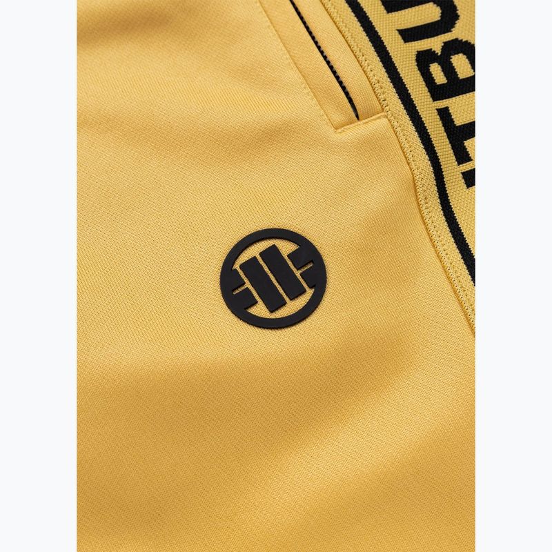 Pánské tepláky Pitbull Trackpants Tape Logo Terry Group pale yellow 9