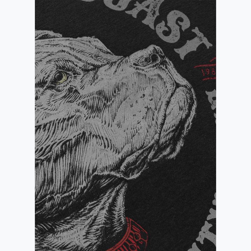 Pánská mikina Pitbull Strenght & Respect Crewneck washed dark graphite 9