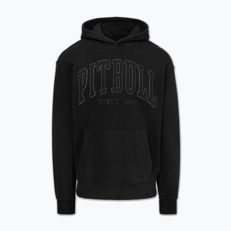 Pánská mikina Pitbull Orlando Hooded washed dark graphite 3