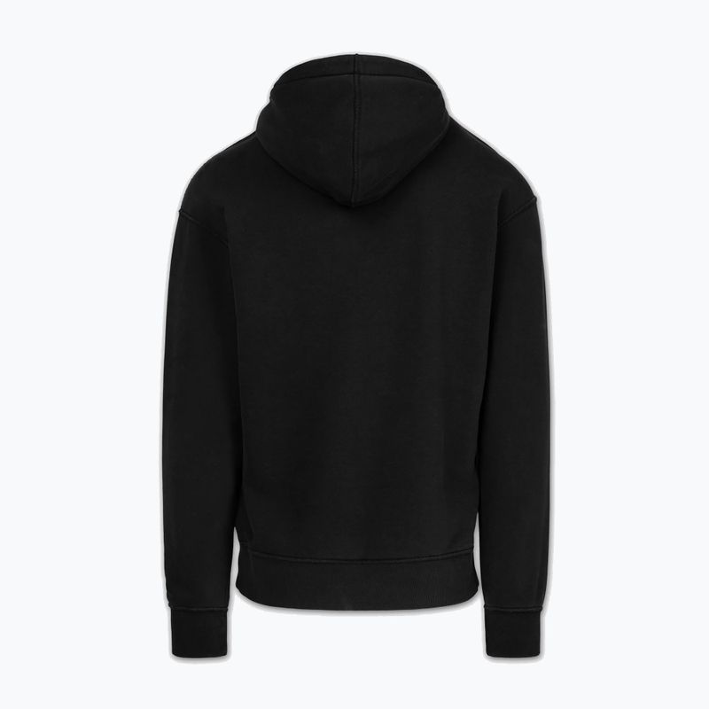 Pánská mikina Pitbull Orlando Hooded washed dark graphite 4