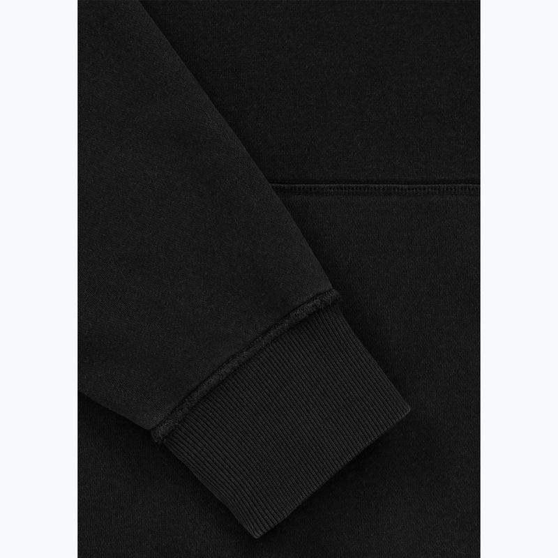 Pánská mikina Pitbull Orlando Hooded washed dark graphite 6