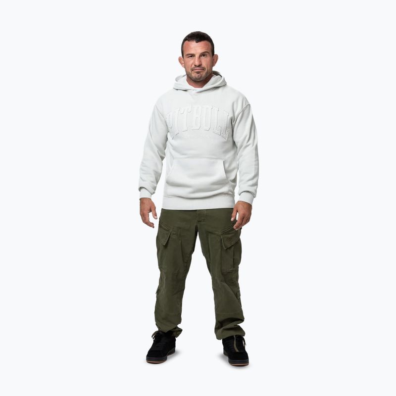 Pánská mikina Pitbull Orlando Hooded white stone 2