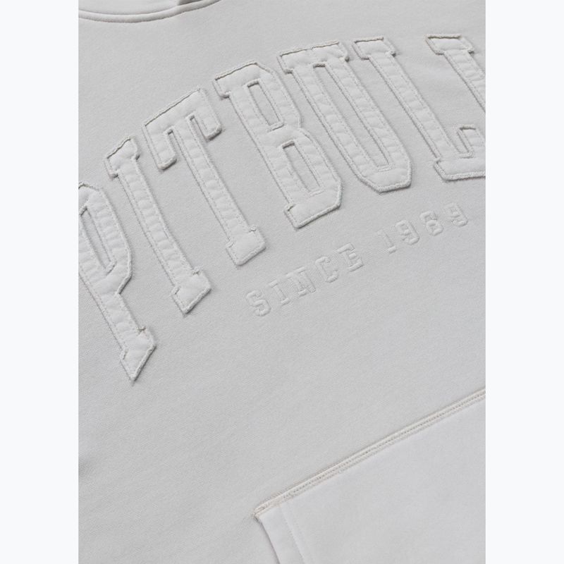 Pánská mikina Pitbull Orlando Hooded white stone 3