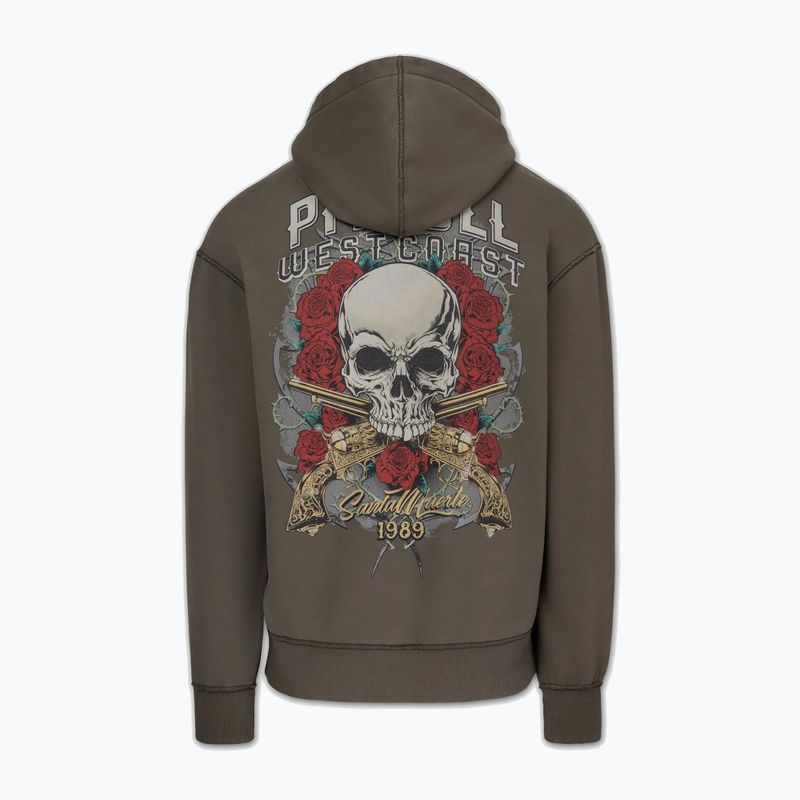 Pánská mikina Pitbull Santa Muerte Hooded major olive 6