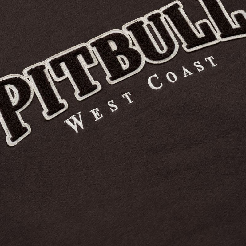 Pánská mikina Pitbull Ruffin Detroit Hooded Zip dark chocolate 9