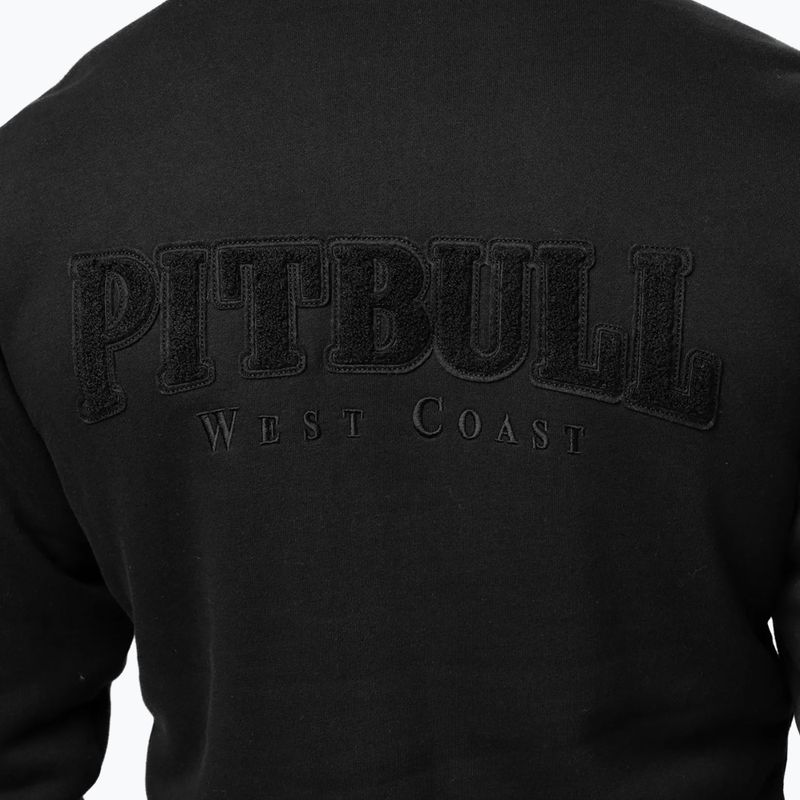 Pánská mikina Pitbull Ruffin Detroit Hooded Zip black/black 5