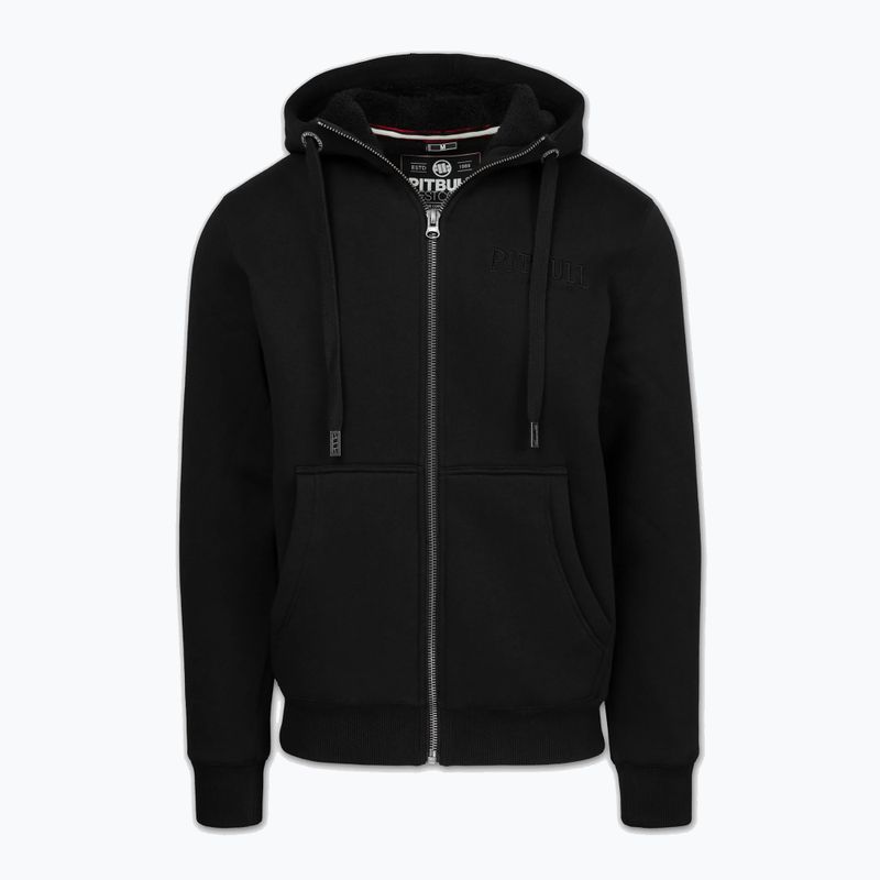 Pánská mikina Pitbull Ruffin Detroit Hooded Zip black/black 6