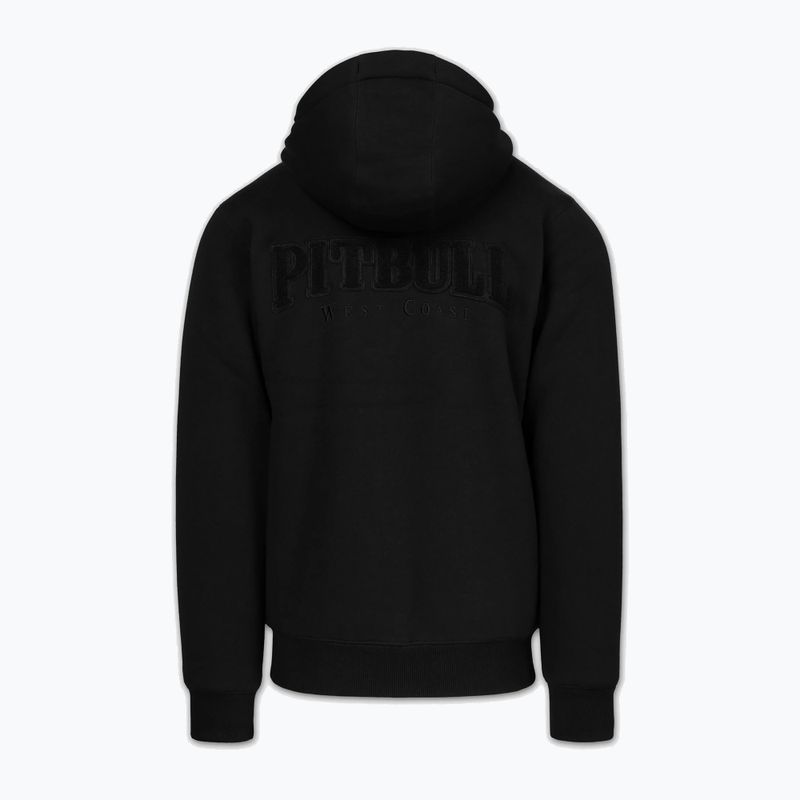 Pánská mikina Pitbull Ruffin Detroit Hooded Zip black/black 7