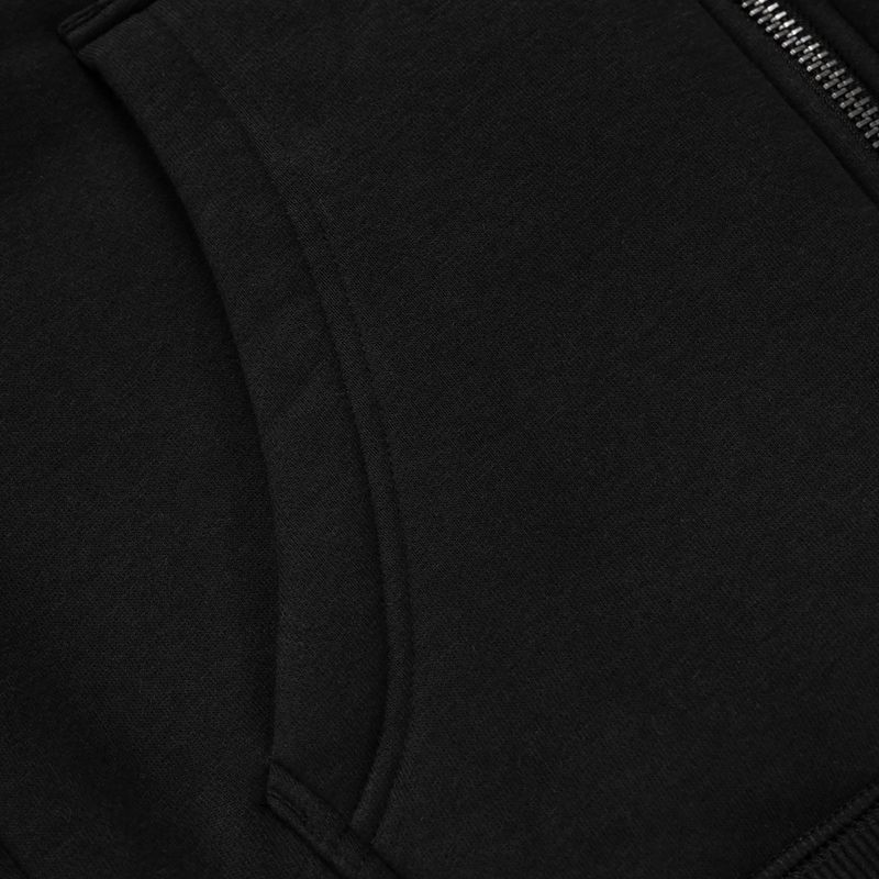 Pánská mikina Pitbull Ruffin Detroit Hooded Zip black/black 12