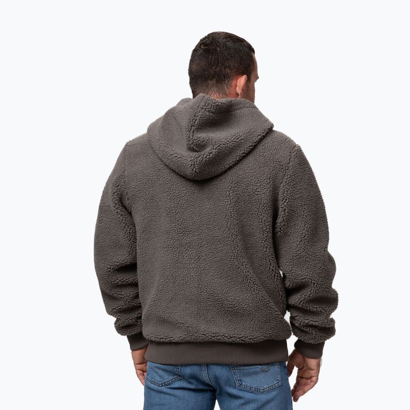 Pánská mikina Pitbull Galaxy Hooded Zip taupe 3