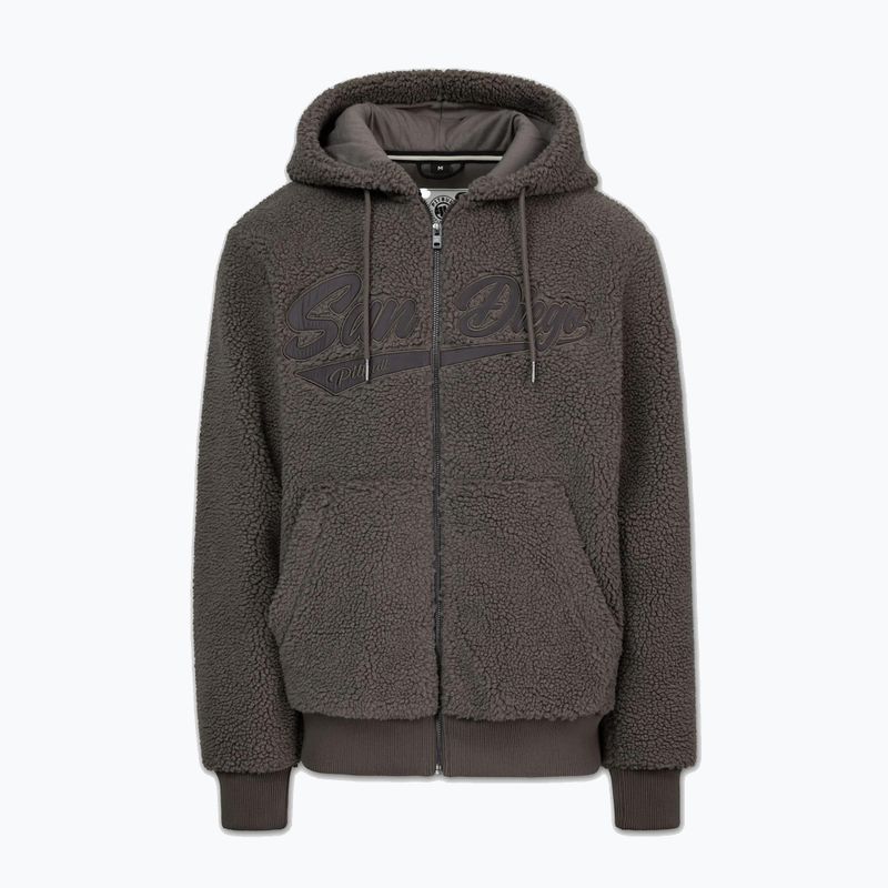 Pánská mikina Pitbull Galaxy Hooded Zip taupe 5