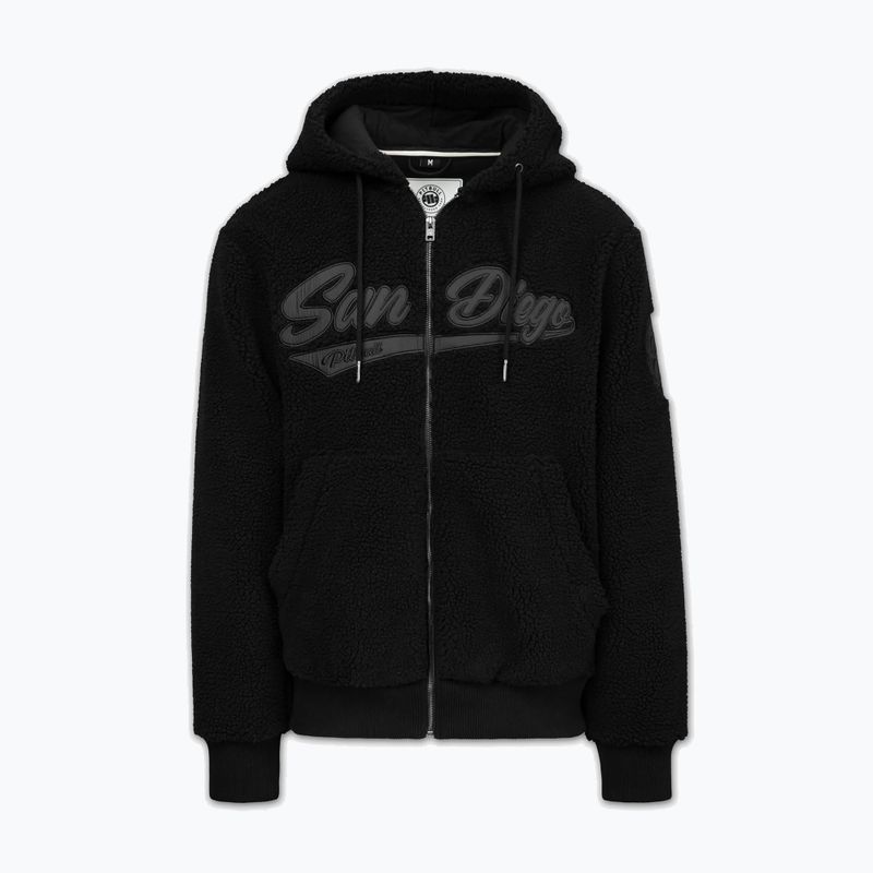 Pánská mikina Pitbull Galaxy Hooded Zip black 5
