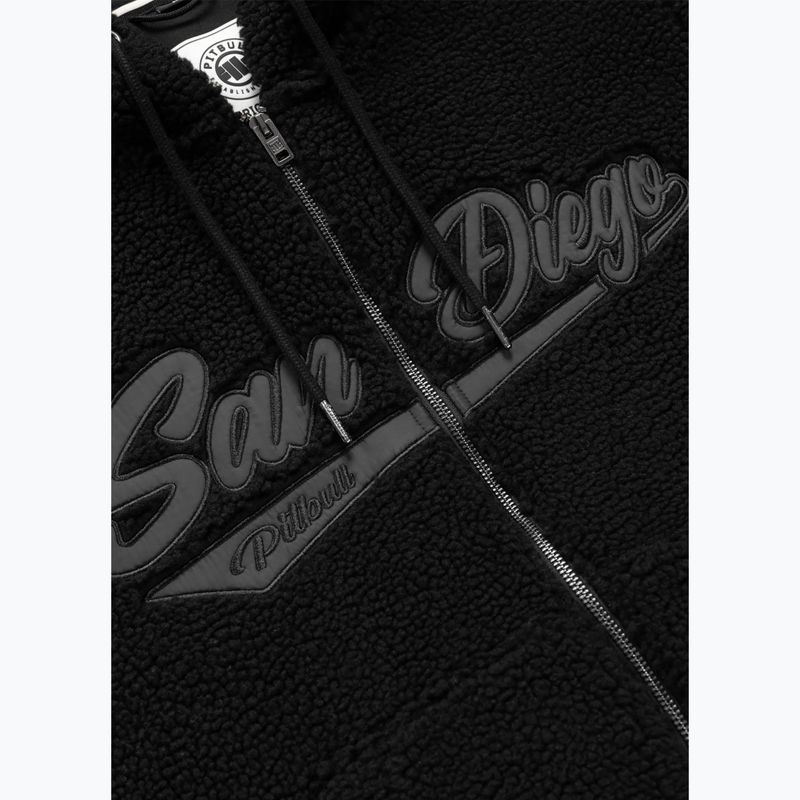 Pánská mikina Pitbull Galaxy Hooded Zip black 8