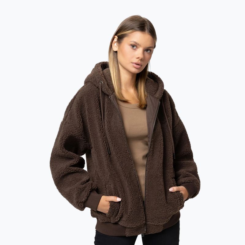 Dámská mikina Pitbull Daisy Hooded Zip dark chocolate 5