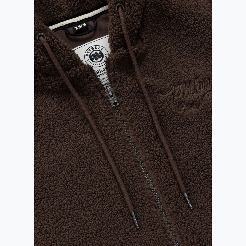 Dámská mikina Pitbull Daisy Hooded Zip dark chocolate 8