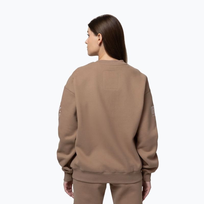 Dámská mikina Pitbull Crewneck Fiora chocolate mousse 3