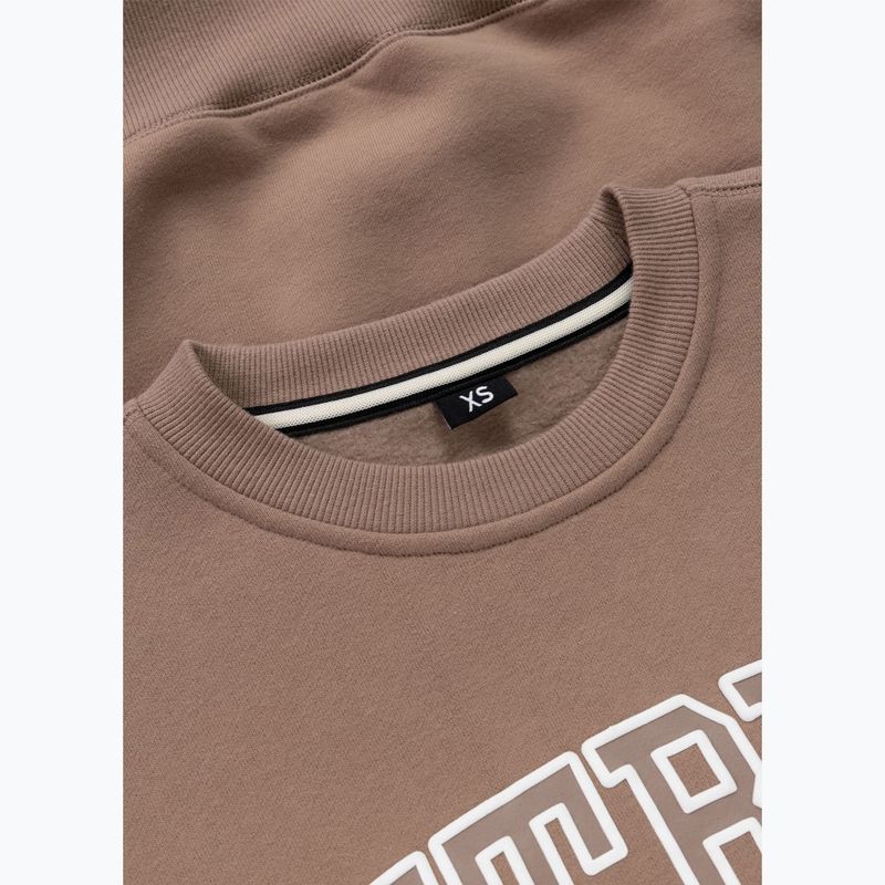 Dámská mikina Pitbull Crewneck Fiora chocolate mousse 6
