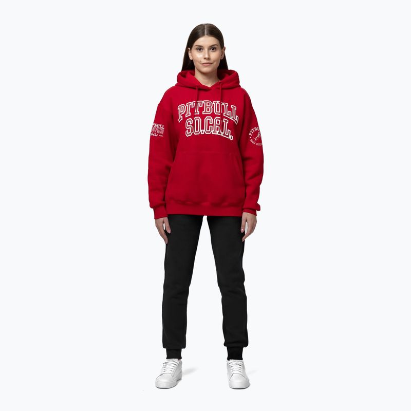 Dámská mikina Pitbull Fiora Hooded wild red 2