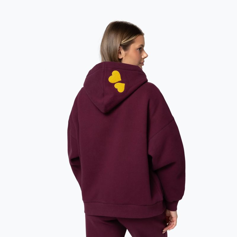 Dámská mikina Pitbull San Diego Hooded grape wine 3