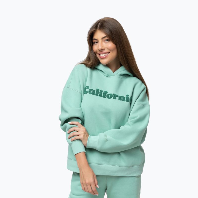 Dámská mikina Pitbull California Hooded light mint 4