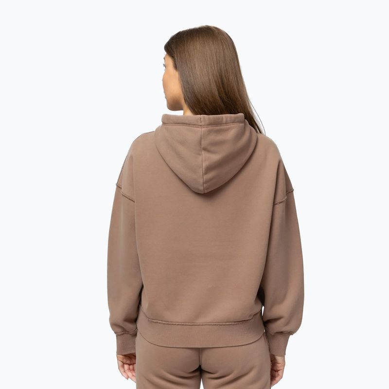 Dámská mikina Pitbull Lovia Hooded chocolate mousse 3