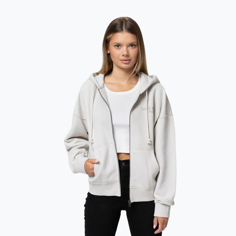 Dámská mikina Pitbull Santa Muerte Hooded Zip white stone 4