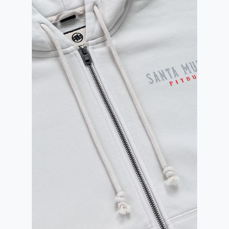 Dámská mikina Pitbull Santa Muerte Hooded Zip white stone 10