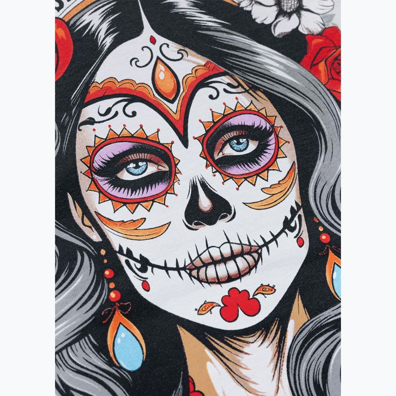 Dámská mikina Pitbull Santa Muerte Hooded Zip white stone 16