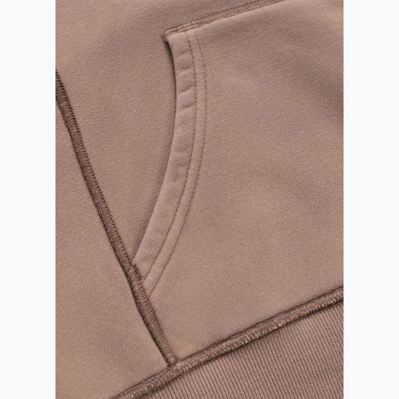 Dámská mikina Pitbull Skull Surf Hooded Zip chocolate mousse 13