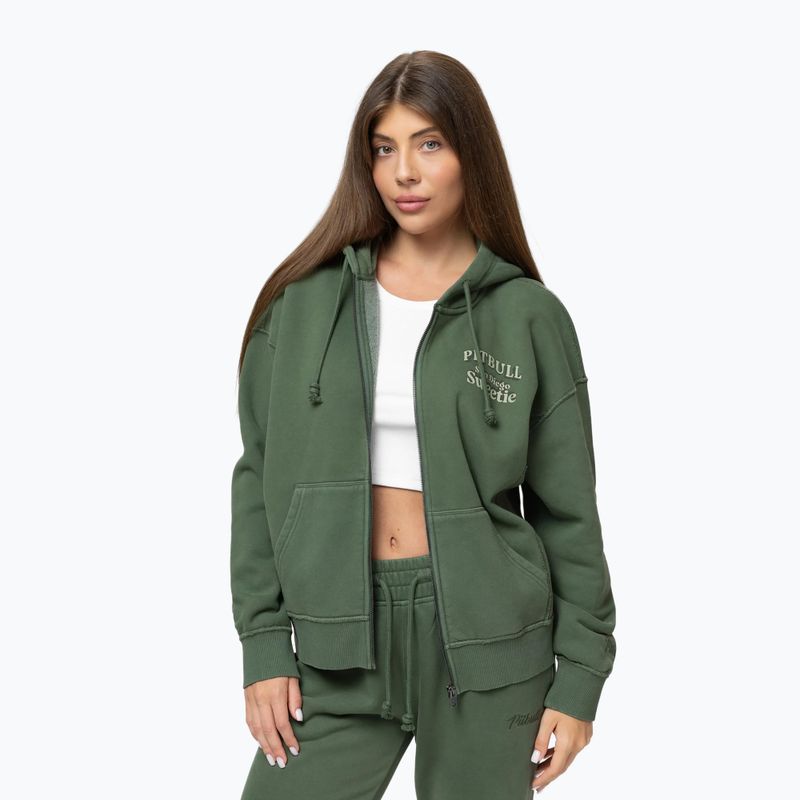 Dámská mikina Pitbull Sweetie Hooded Zip sage green 4