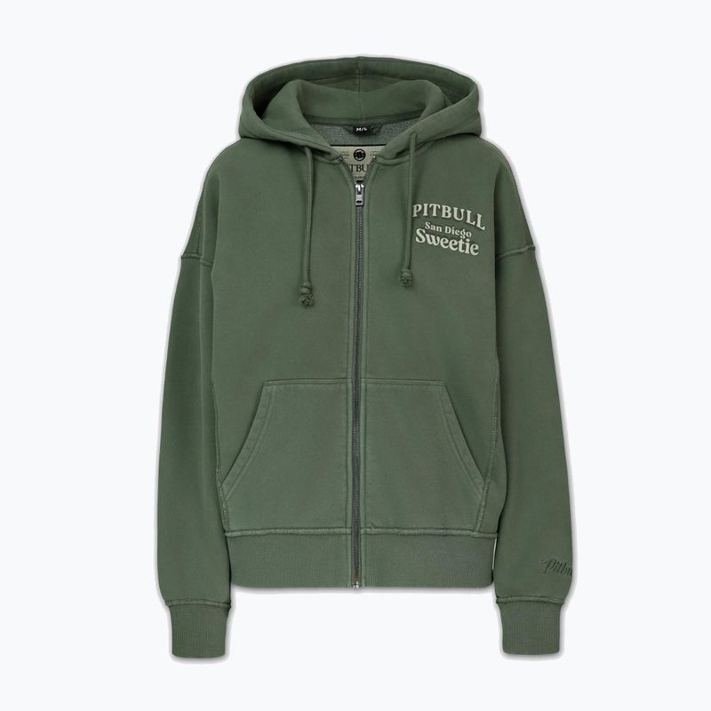 Dámská mikina Pitbull Sweetie Hooded Zip sage green 6