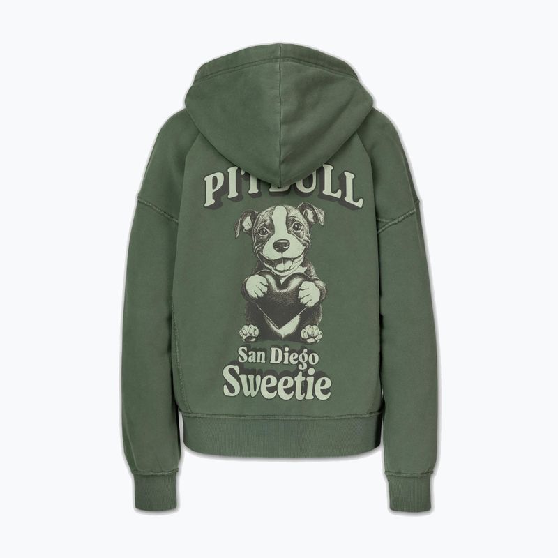 Dámská mikina Pitbull Sweetie Hooded Zip sage green 7