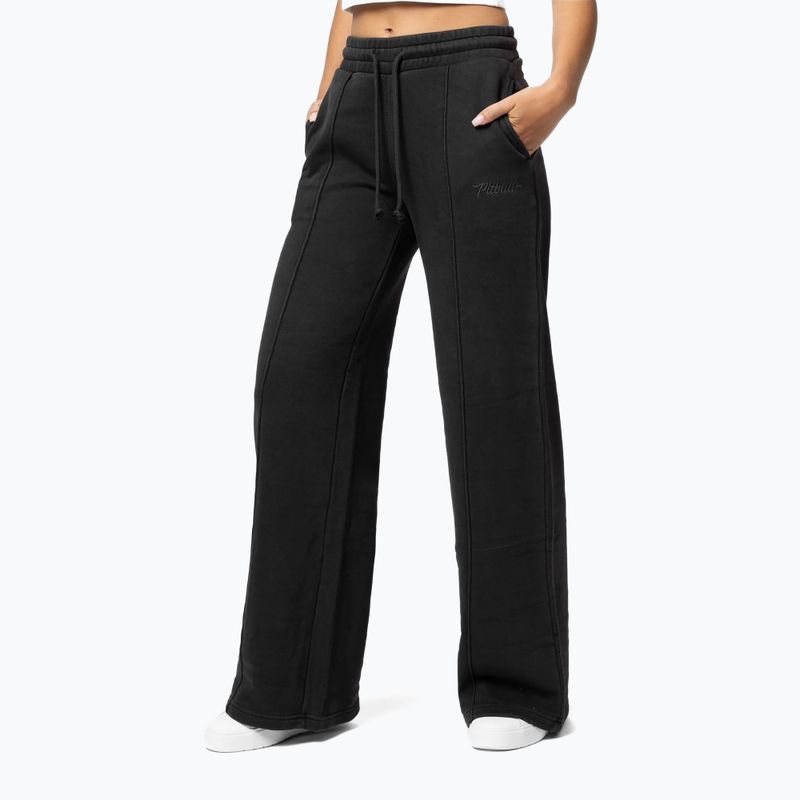 Dámské kalhoty Pitbull Lovia Wide washed dark graphite 3