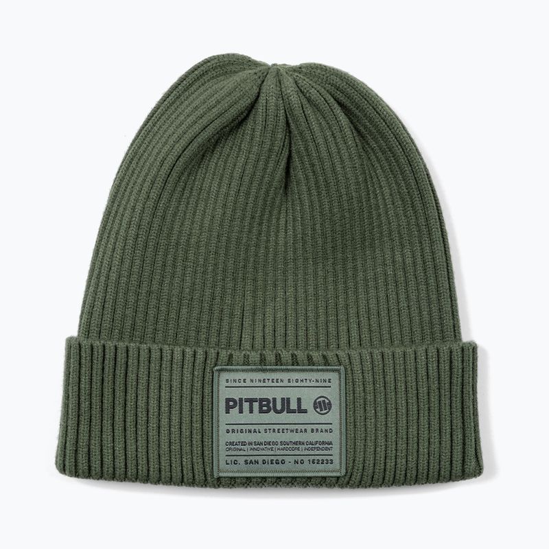 Zimní čepice Pitbull Beanie Dock grassy green