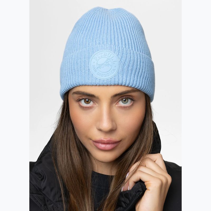 Zmní čepice Pitbull Beanie San Diego Ca light blue 3