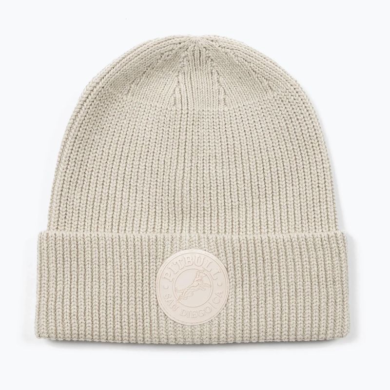 Zimní čepice Pitbull Beanie San Diego Ca white stone
