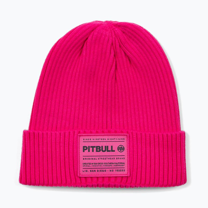 Zimní čepice Pitbull Beanie Dock candy pink