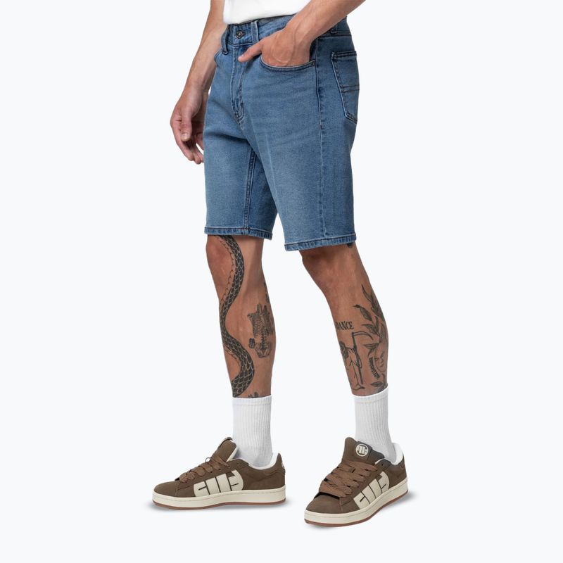 Pánské šortky Pitbull Hornblend Jeans Pocket classic wash 4