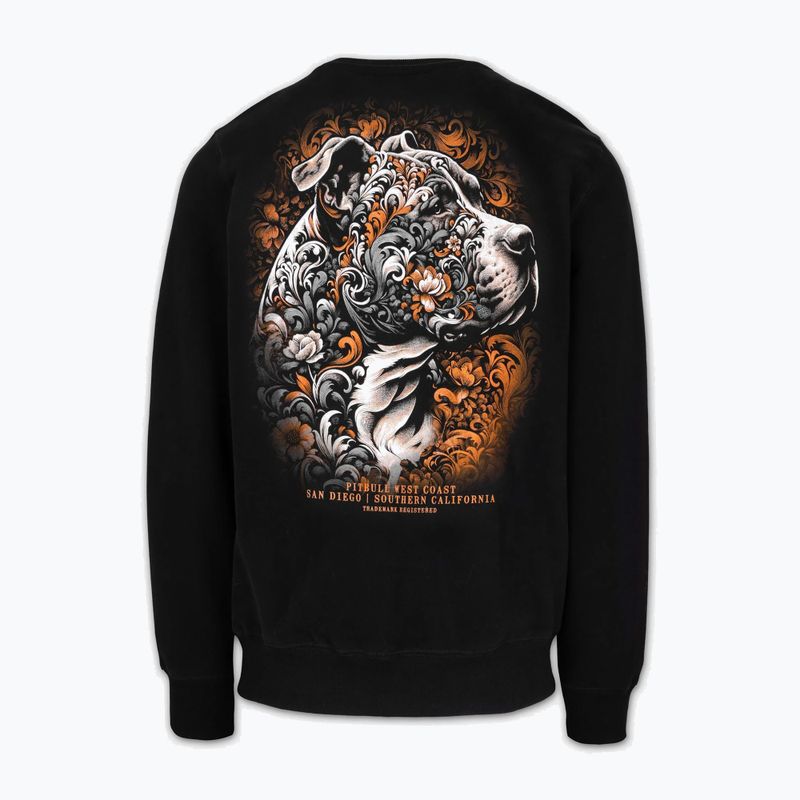 Pánská mikina Pitbull Crewneck Tattoo black 2