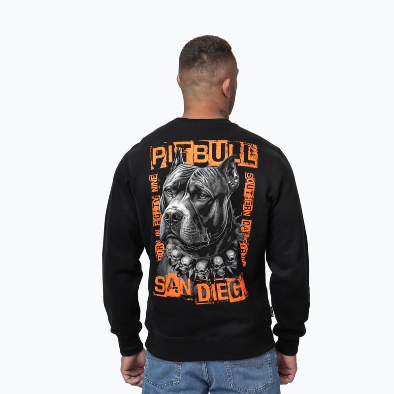 Pánská mikina Pitbull Crewneck Blacky black 3