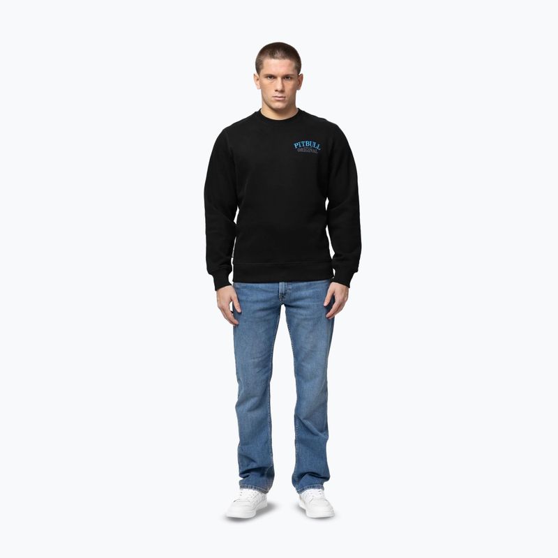 Pánská mikina Pitbull Crewneck Midnight black 2