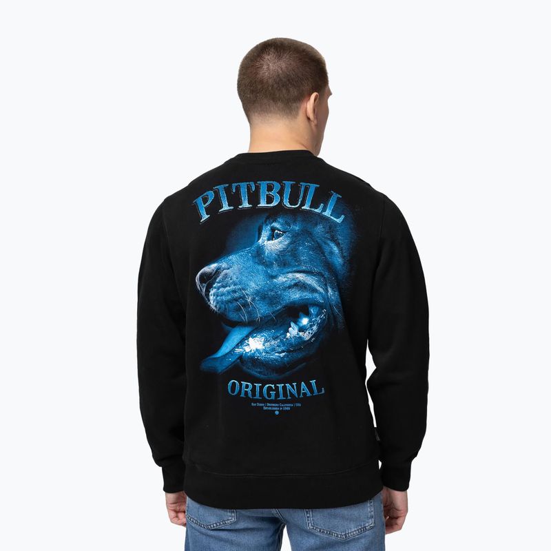 Pánská mikina Pitbull Crewneck Midnight black 3