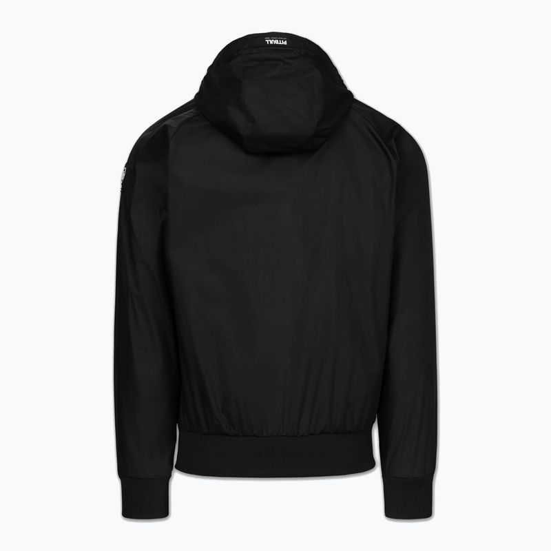 Pánská bunda Pitbull Athletic Logo Nylon Hooded black 6