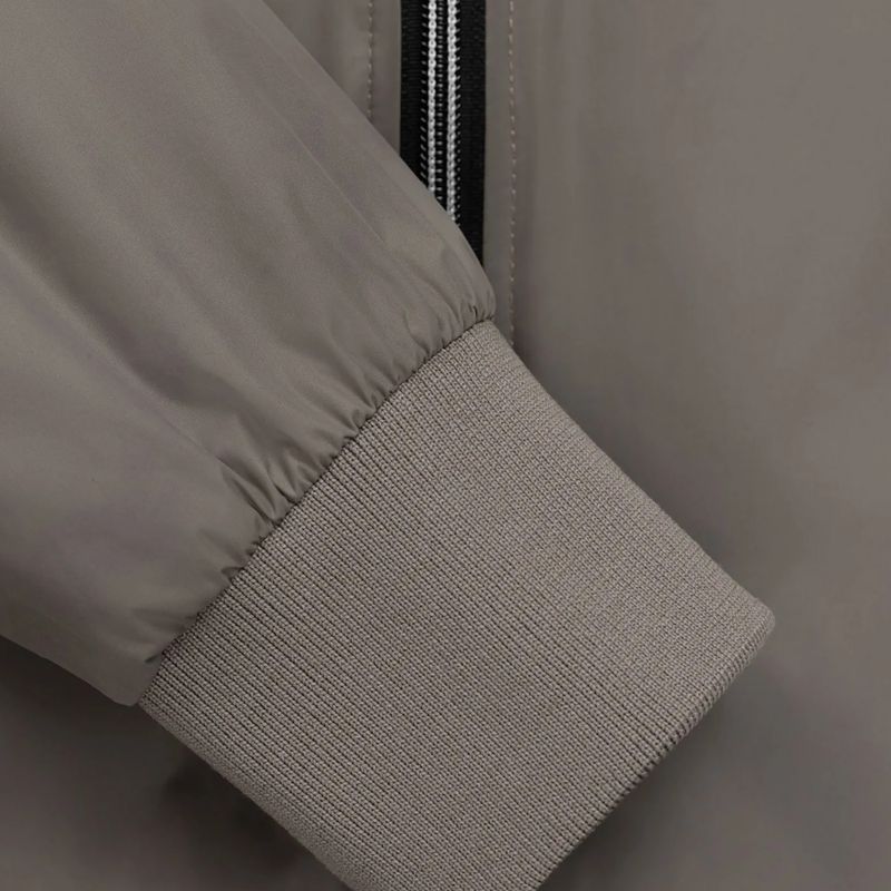 Pánská bunda Pitbull Athletic Logo Nylon Hooded taupe 12