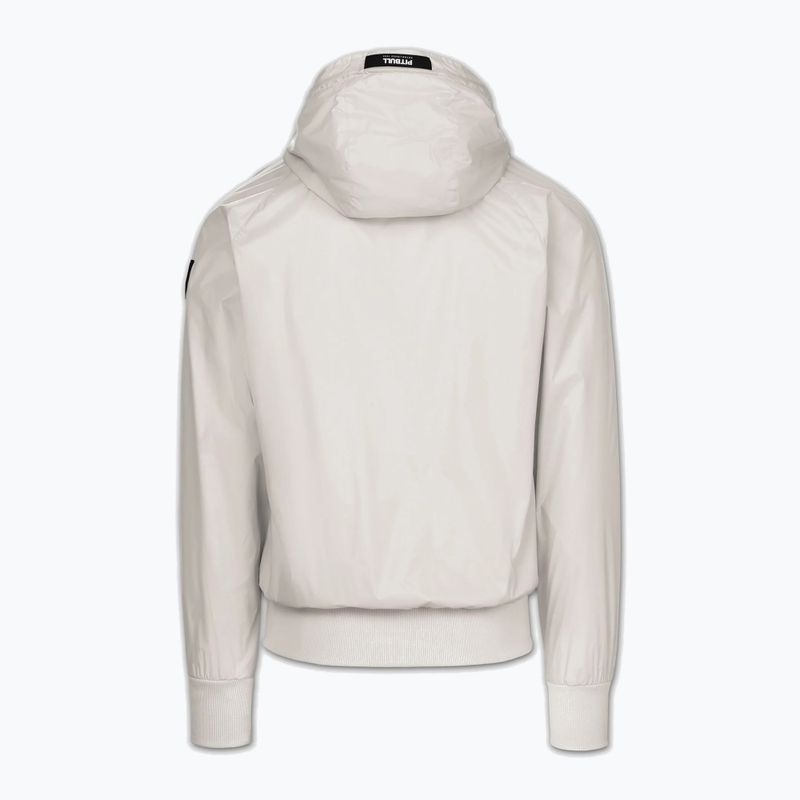 Pánská bunda Pitbull Athletic Logo Nylon Hooded light sand 6